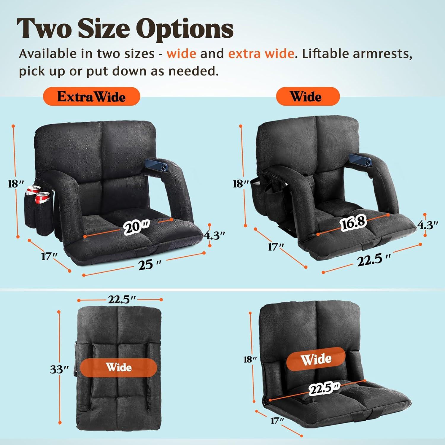 Silla de Estadio Time Forest con Respaldo y Cojín - 6 Posiciones