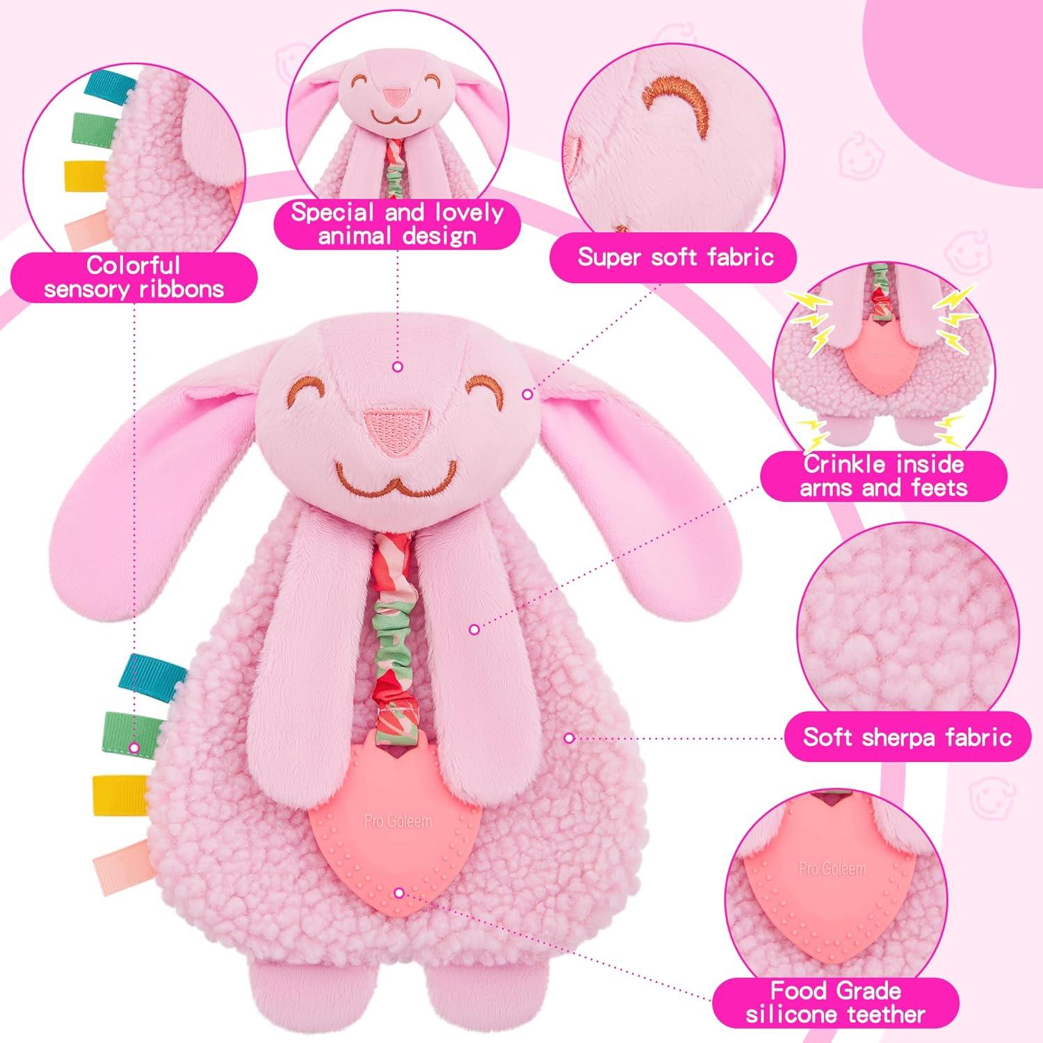 Lovey Pro Goleem Conejo con Mordedor para Bebés 0-14 Años