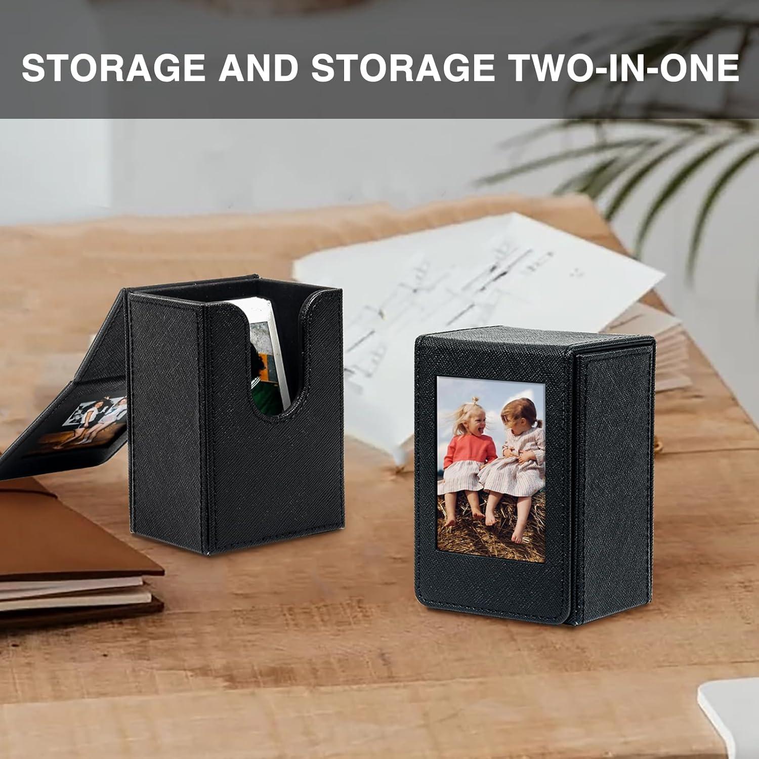 Estuche Mini para Fotos Fujifilm Instax - Negro, 50+ Fotos