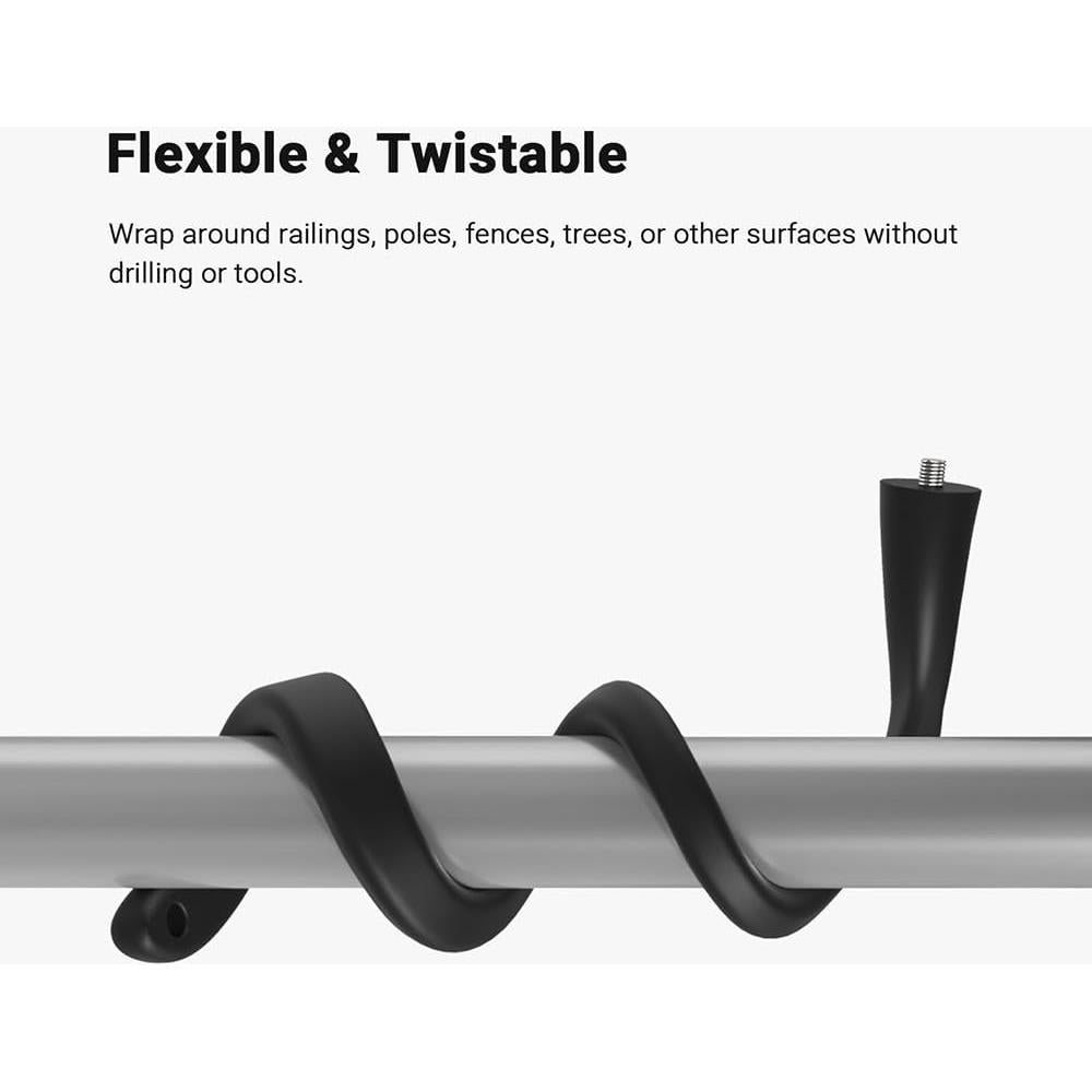 Soporte Flexible Twist Holicfun para Cámaras de Seguridad - 2 Paquete