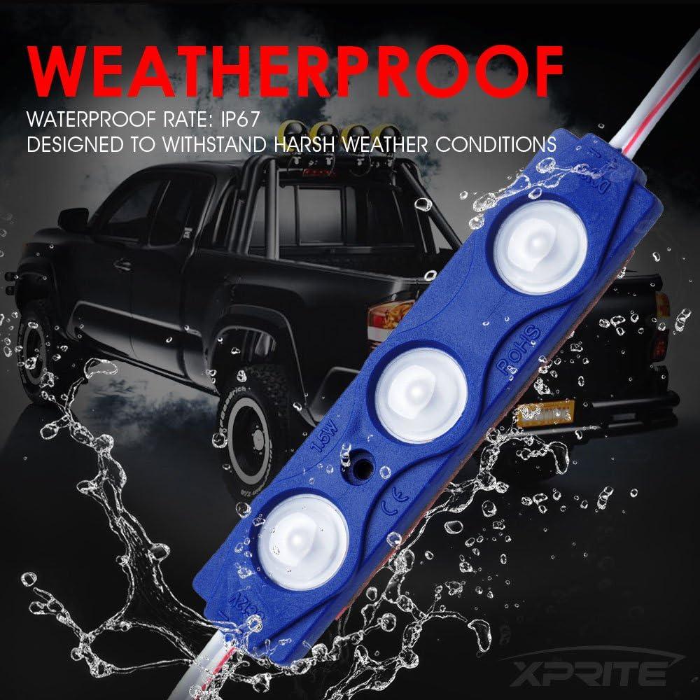 Kits de luces LED Xprite para cama de camión azul - 8 PCs
