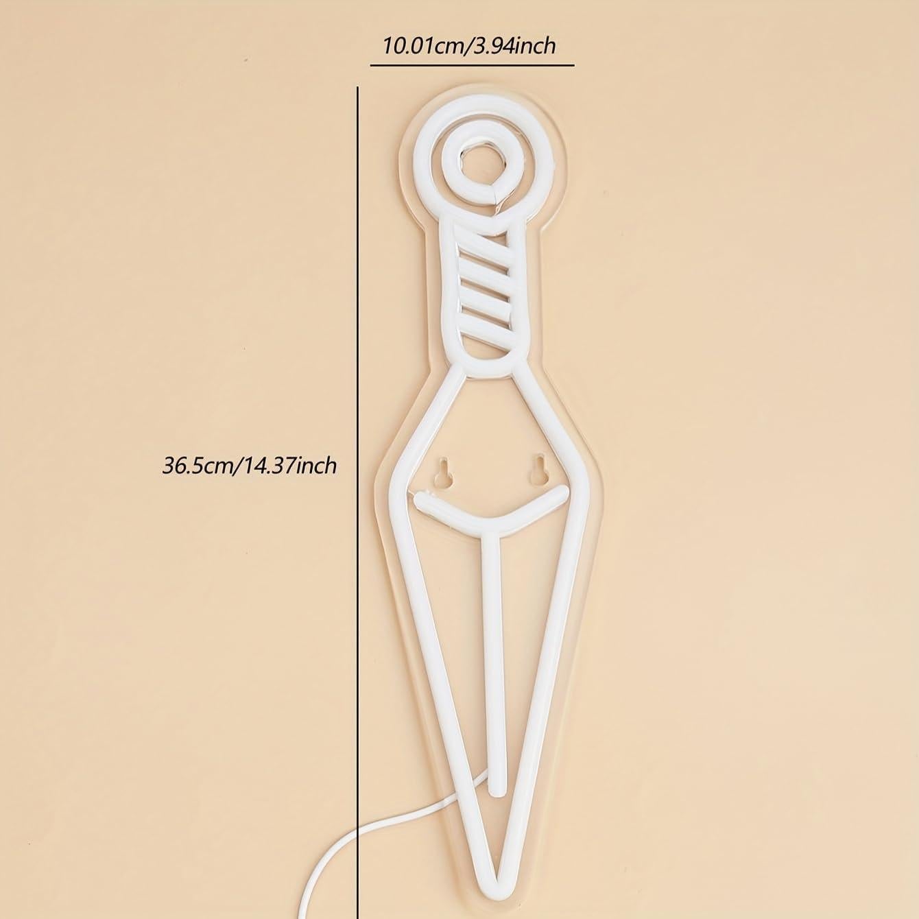 Luz de Neón LED Espada de Mano Cusgazy USB 36.4x10 cm