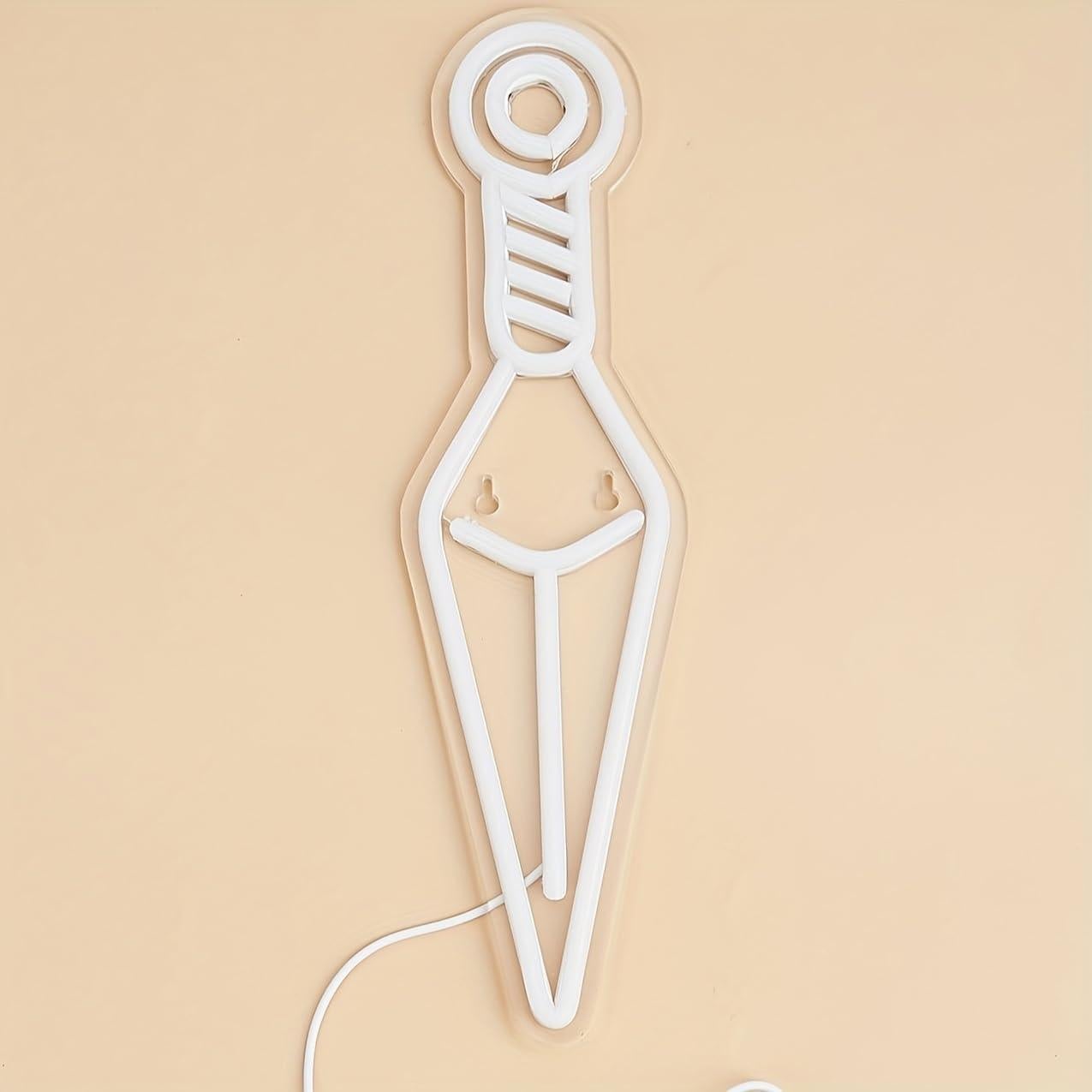 Luz de Neón LED Espada de Mano Cusgazy USB 36.4x10 cm