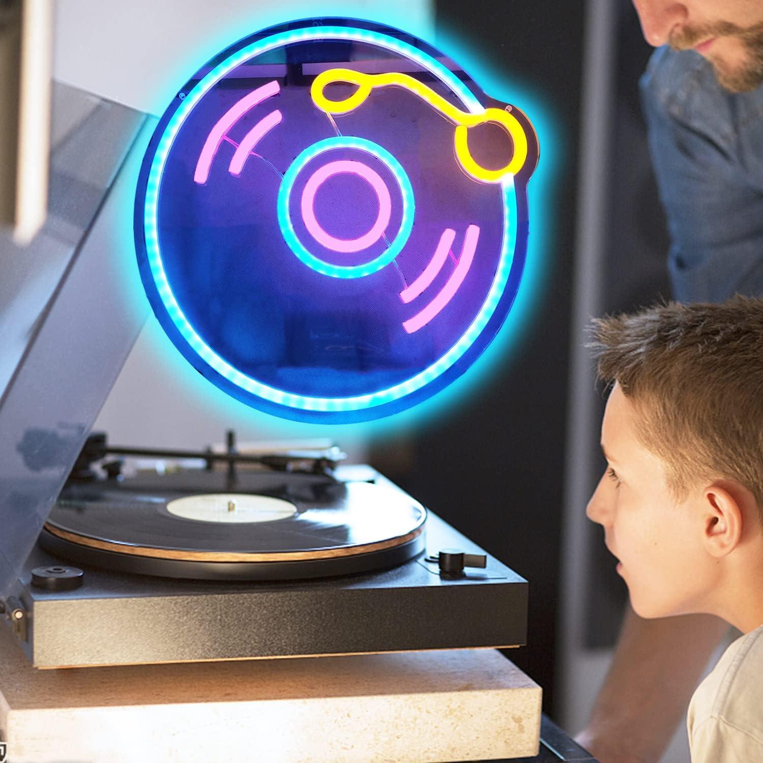 Luz de Neón Dimmable AMITT Disco 30.48cm para Decoración