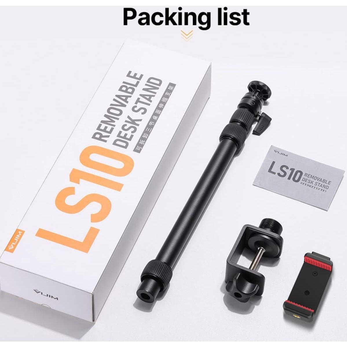 Soporte de escritorio para cámara Jusmo LS10 ajustable 41-86 cm