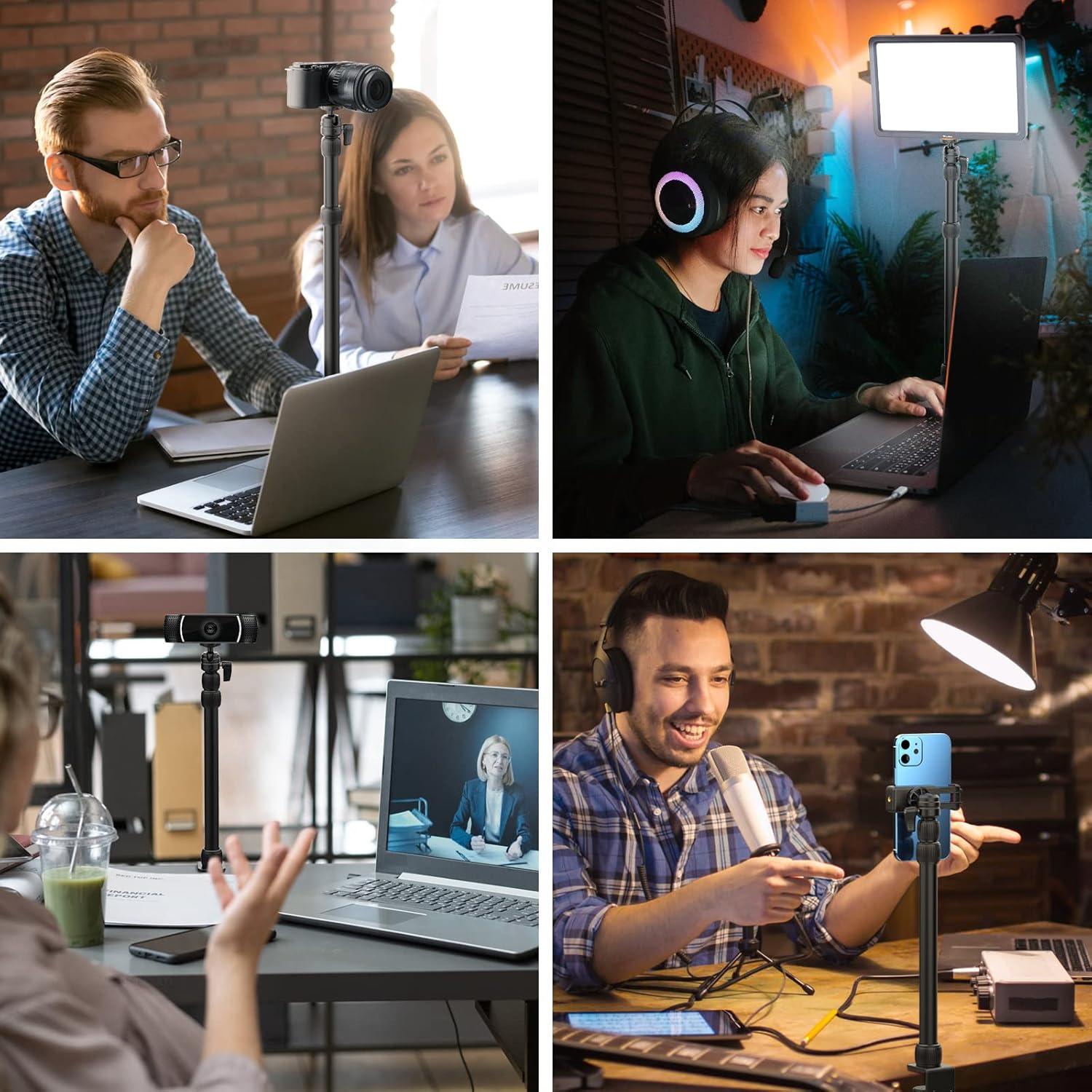 Soporte de escritorio para cámara Jusmo LS10 ajustable 41-86 cm