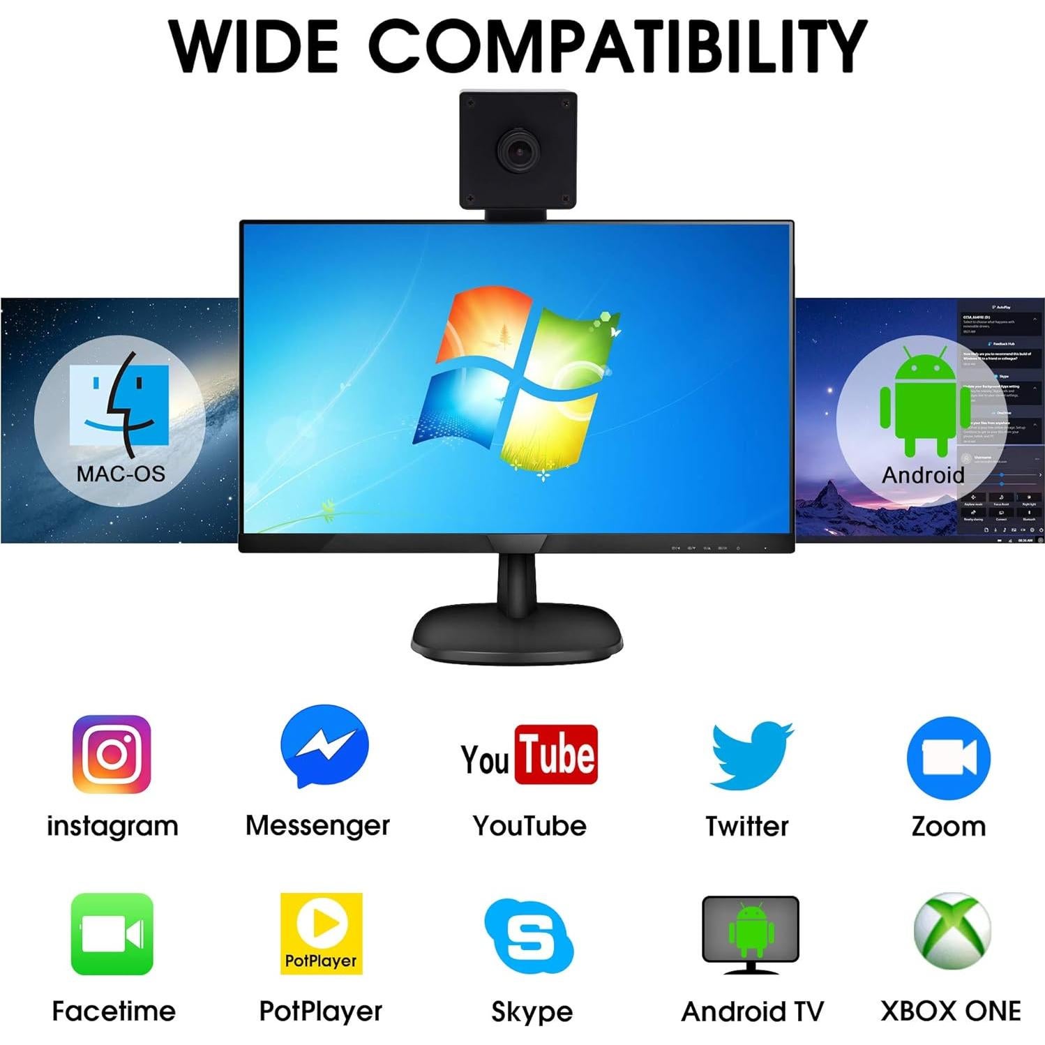 Webcam USB 4K SVPRO con Sensor Sony IMX317 30fps