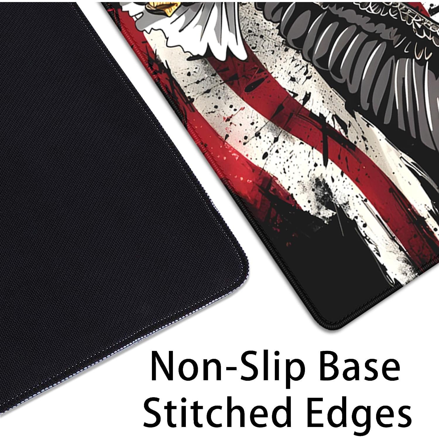 Alfombrilla de Ratón PBLJMJ 70x30 cm Antideslizante Bandera USA