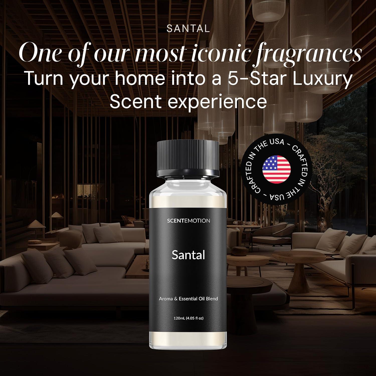 Aceite Esencial Santal SCENTEMOTION 120ml para Difusor