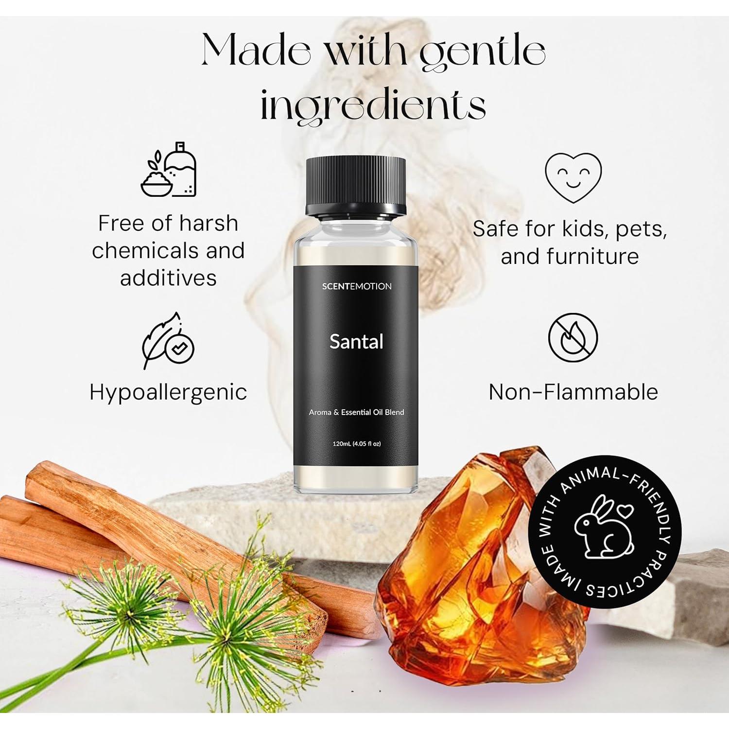 Aceite Esencial Santal SCENTEMOTION 120ml para Difusor