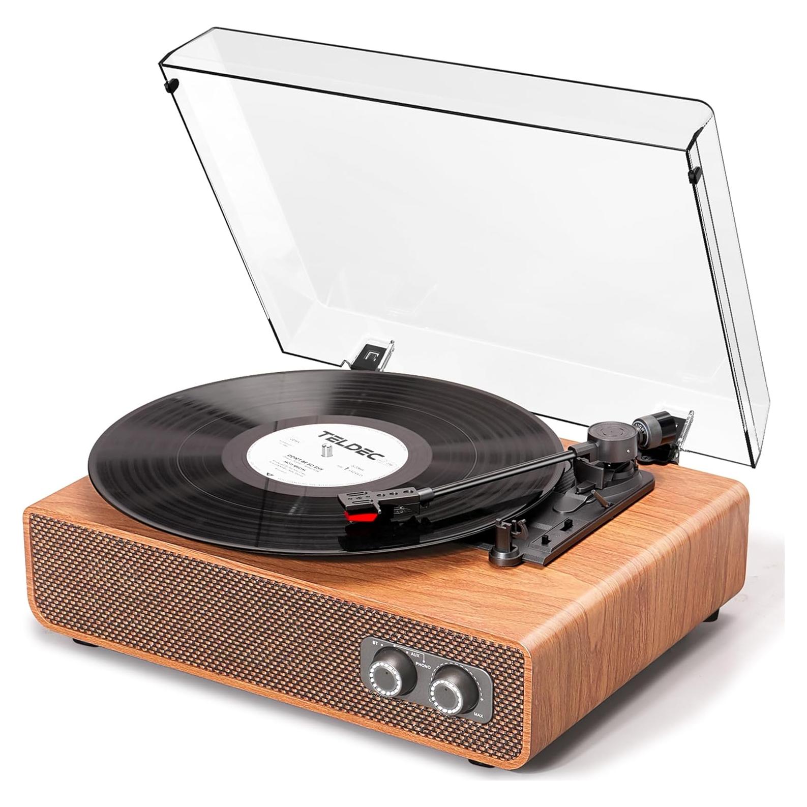 Tocadiscos Vintage DANFI AUDIO TE-2018 Bluetooth 3 Velocidades