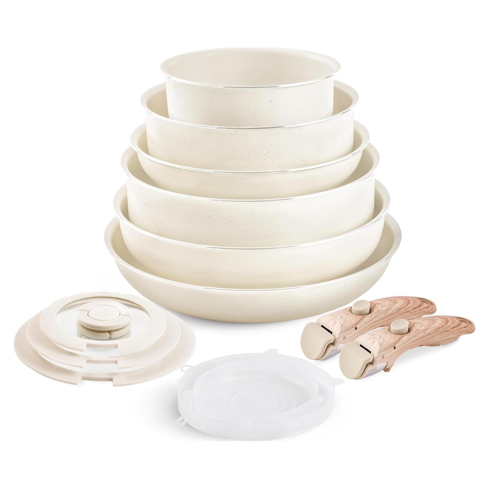 Juego de Utensilios de Cocina YIIFEEO 13 Piezas Antiadhesivos