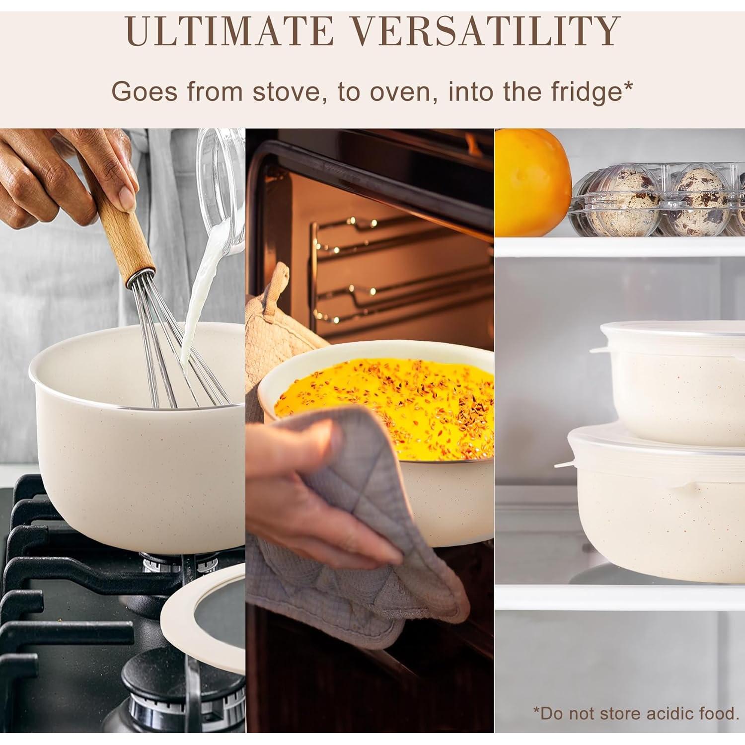 Juego de Utensilios de Cocina YIIFEEO 13 Piezas Antiadhesivos