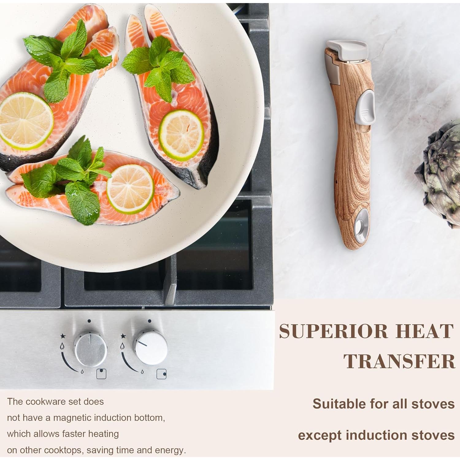 Juego de Utensilios de Cocina YIIFEEO 13 Piezas Antiadhesivos