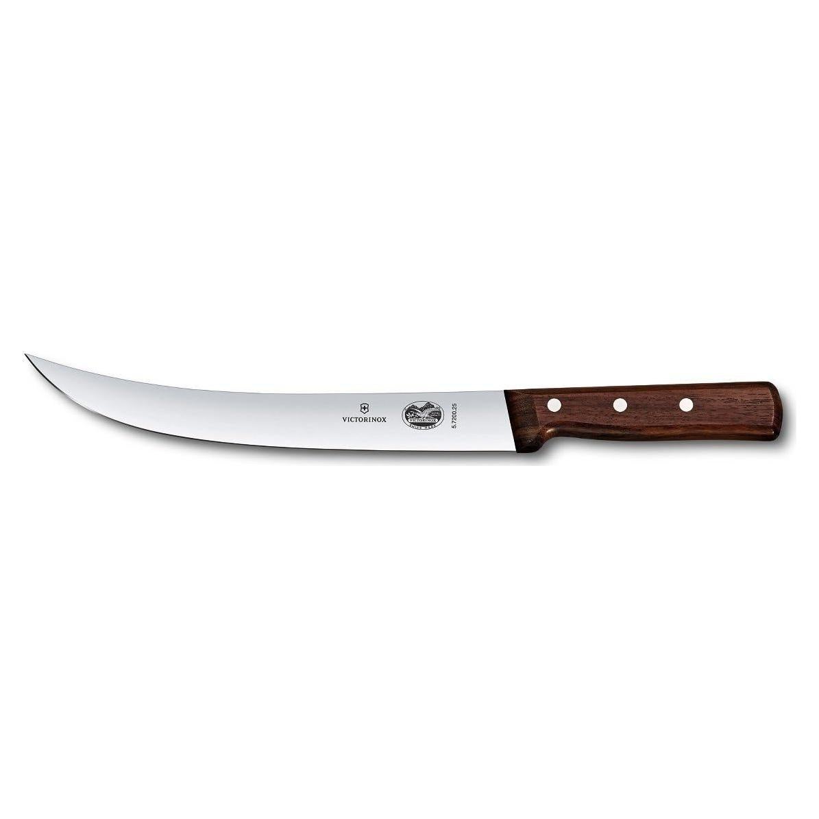 Cuchillo de Romper Curvado Victorinox 25.4 cm Mango Madera