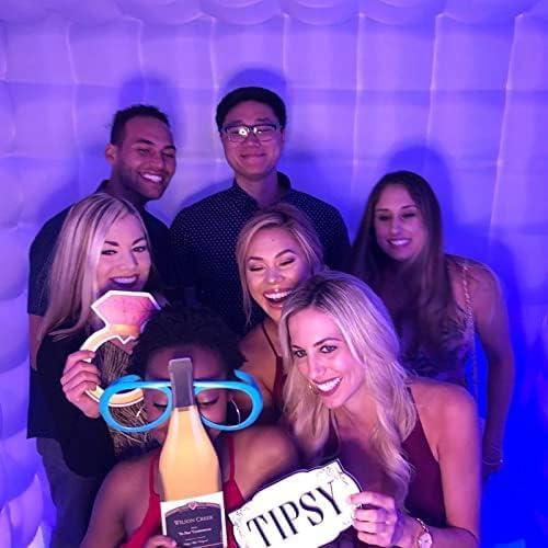 Cabina de Fotos Inflable Xmaybang 2.5m con Luces LED 2 Puertas