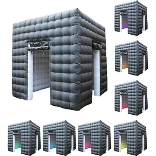 Cabina de Fotos Inflable Xmaybang 2.5m con Luces LED 2 Puertas