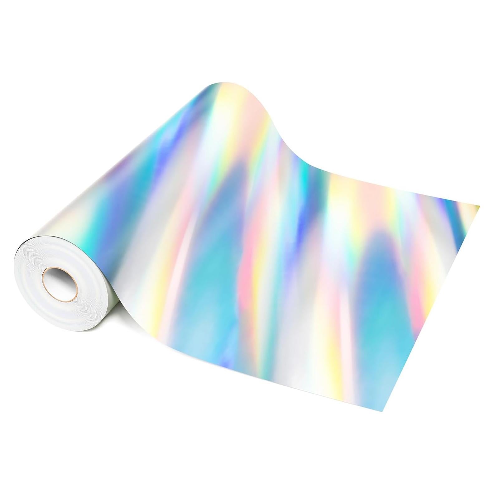 Vinilo Adhesivo Holográfico Oncil 30.48 cm x 1.83 m Plateado