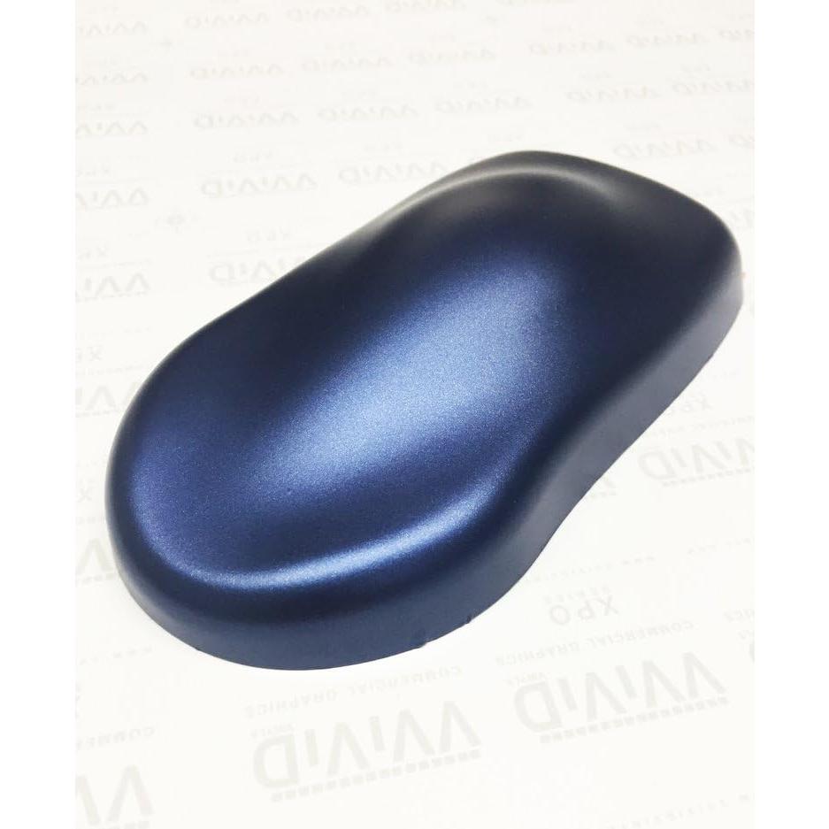 Rollo de Vinilo Mate Metálico VViViD+ Azul Marino 0.30m x 1.52m