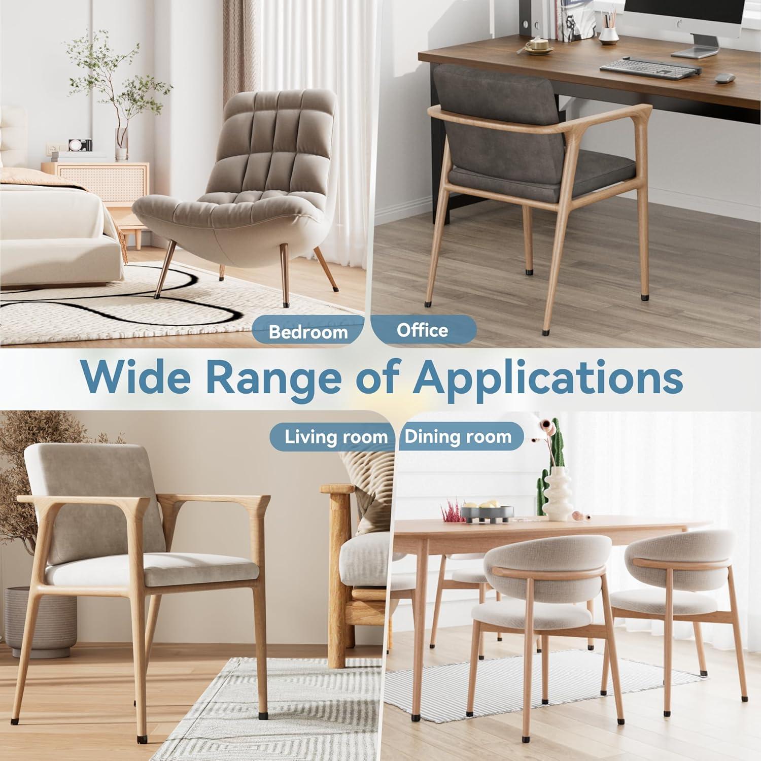 24 Protectores de Suelo de Silicona Violibar para Muebles