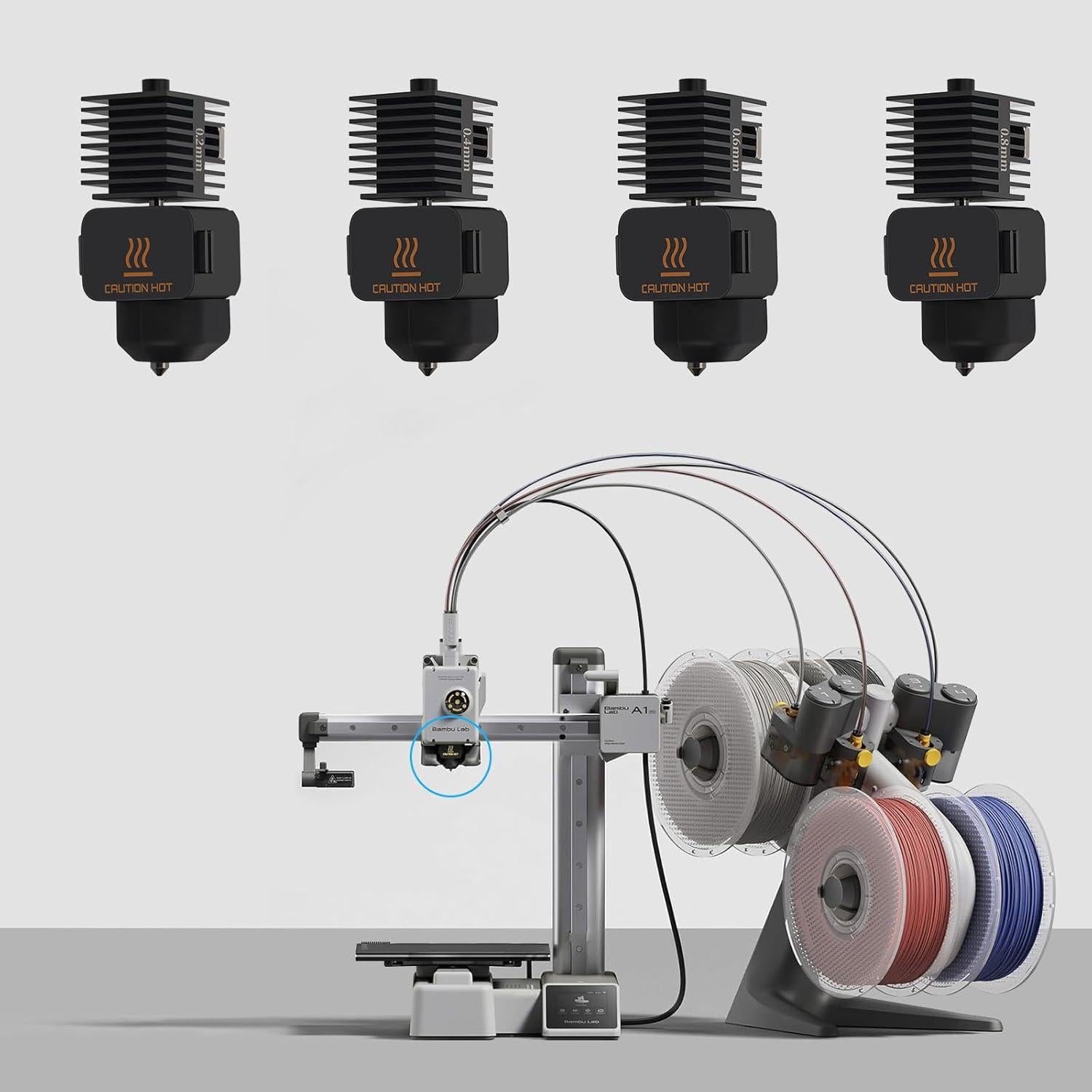 Kit de Hotend 0.2mm HIKUDIY para Impresora 3D Bambu Lab A1 Mini