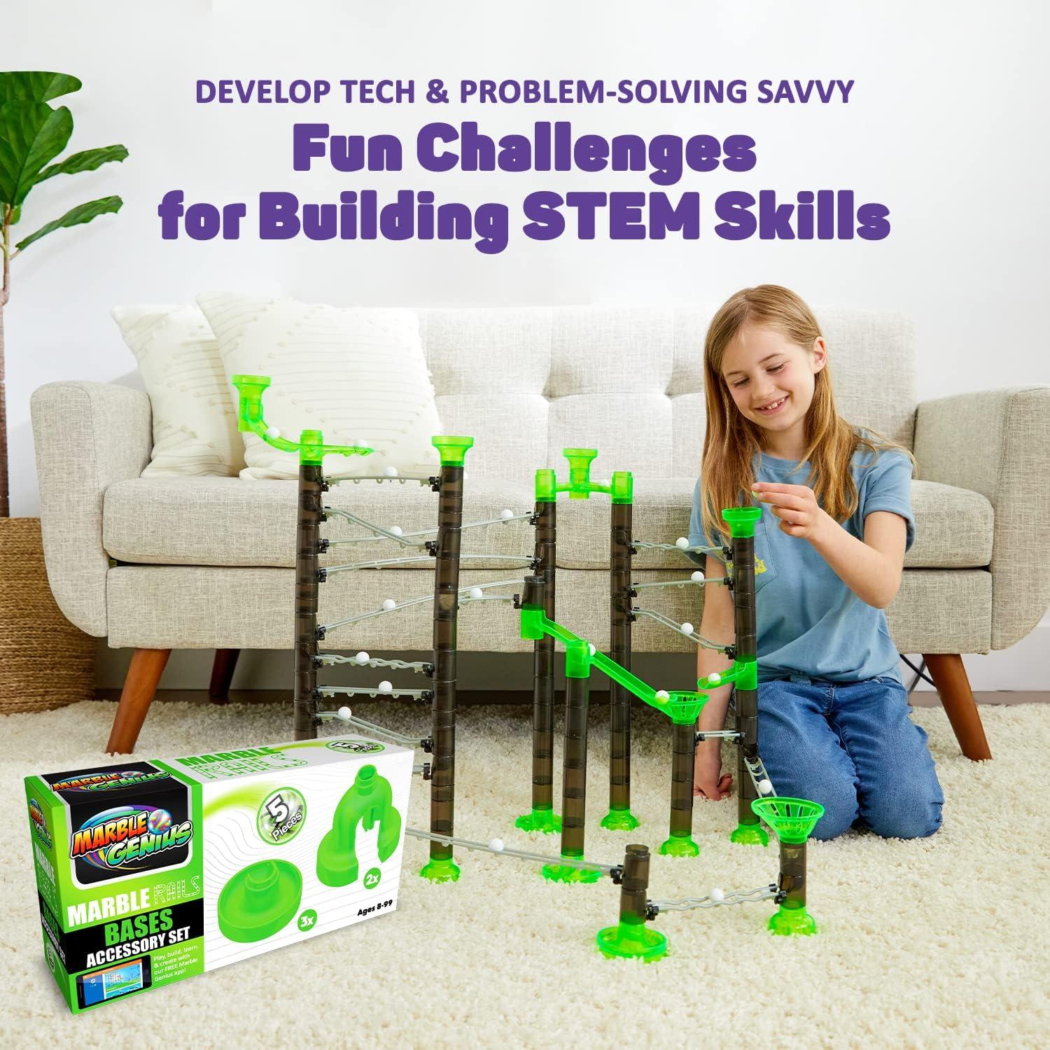 Conjunto de Accesorios de Rieles Marble Genius 5 Piezas STEM