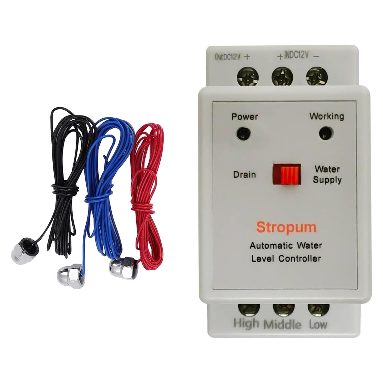 Controlador Automático de Nivel de Agua Stropum 12V 1.98m