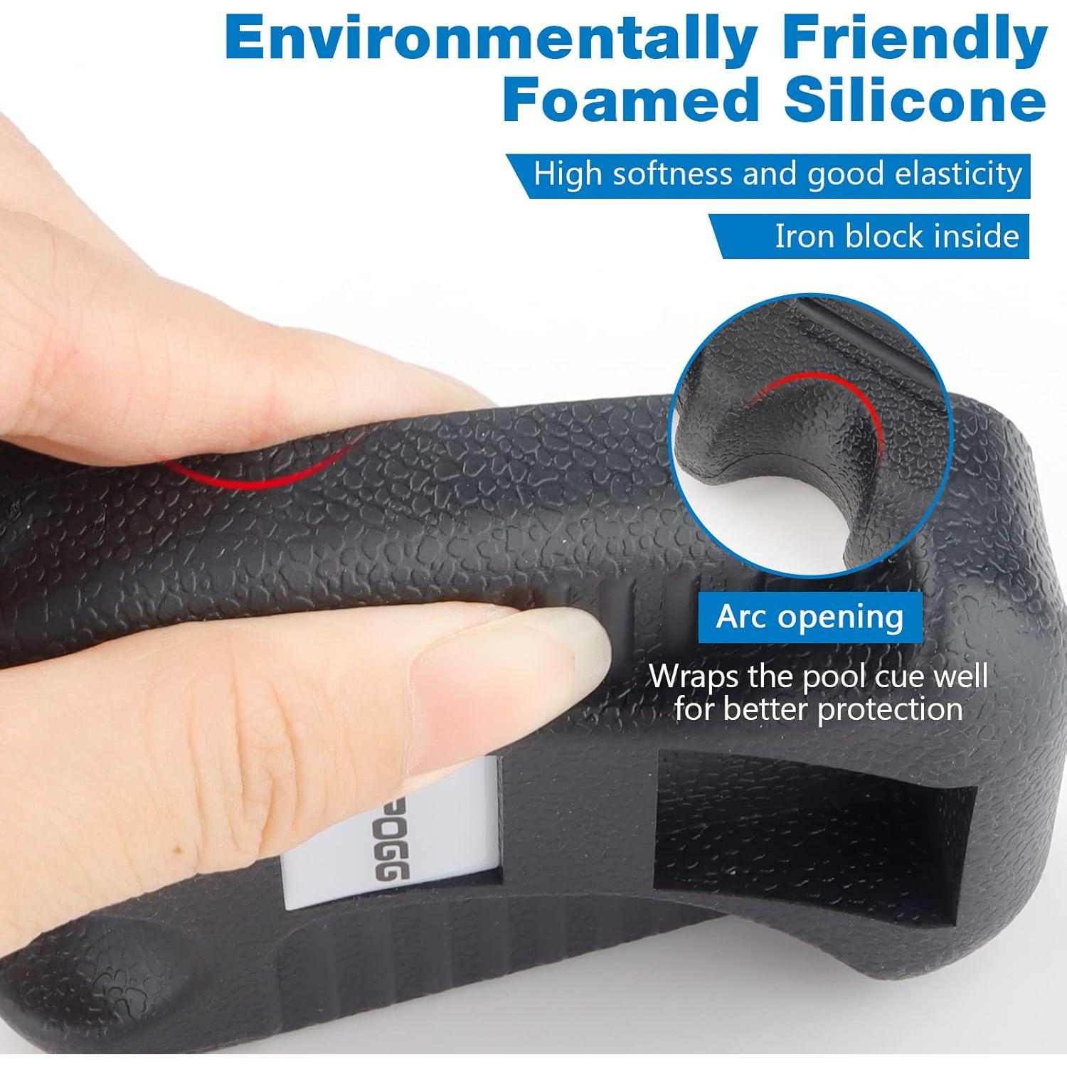 Soporte de Taco de Billar EPOGG Portátil con 2 Agujeros