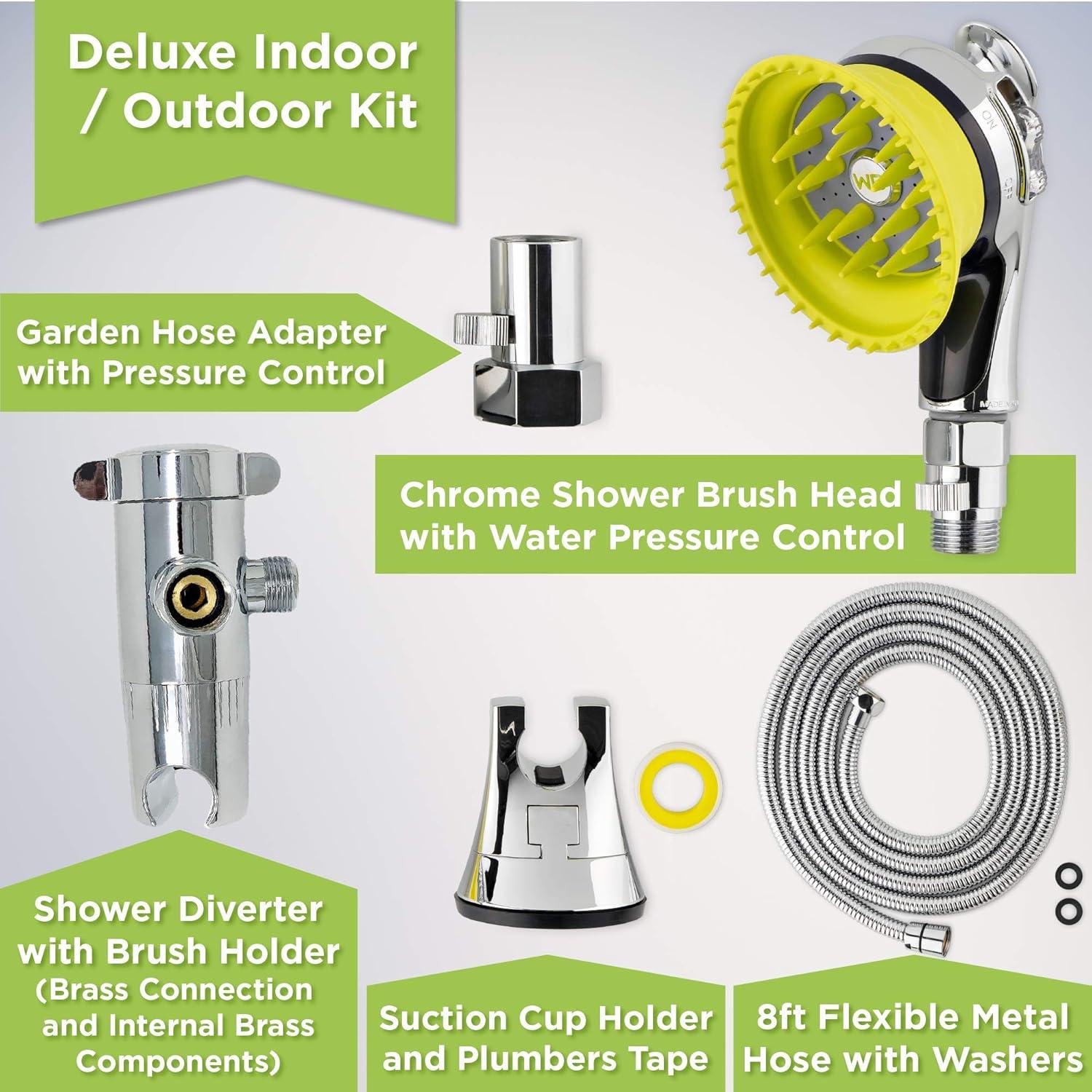 Kit de Lavado para Perros Wondurdog Deluxe con Manguera 2.4m