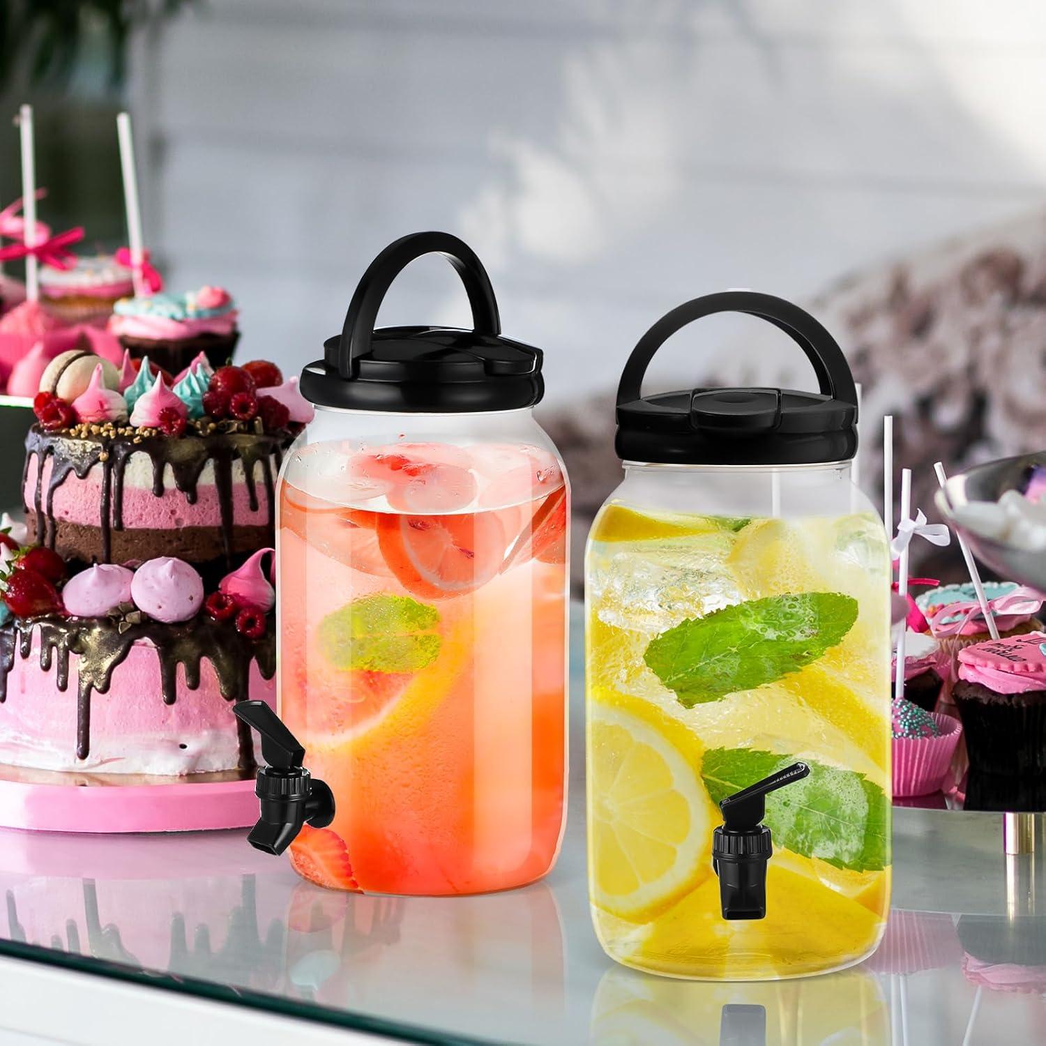 Dispensador de Bebidas Havawish 3.78L Plástico Negro Cilindro