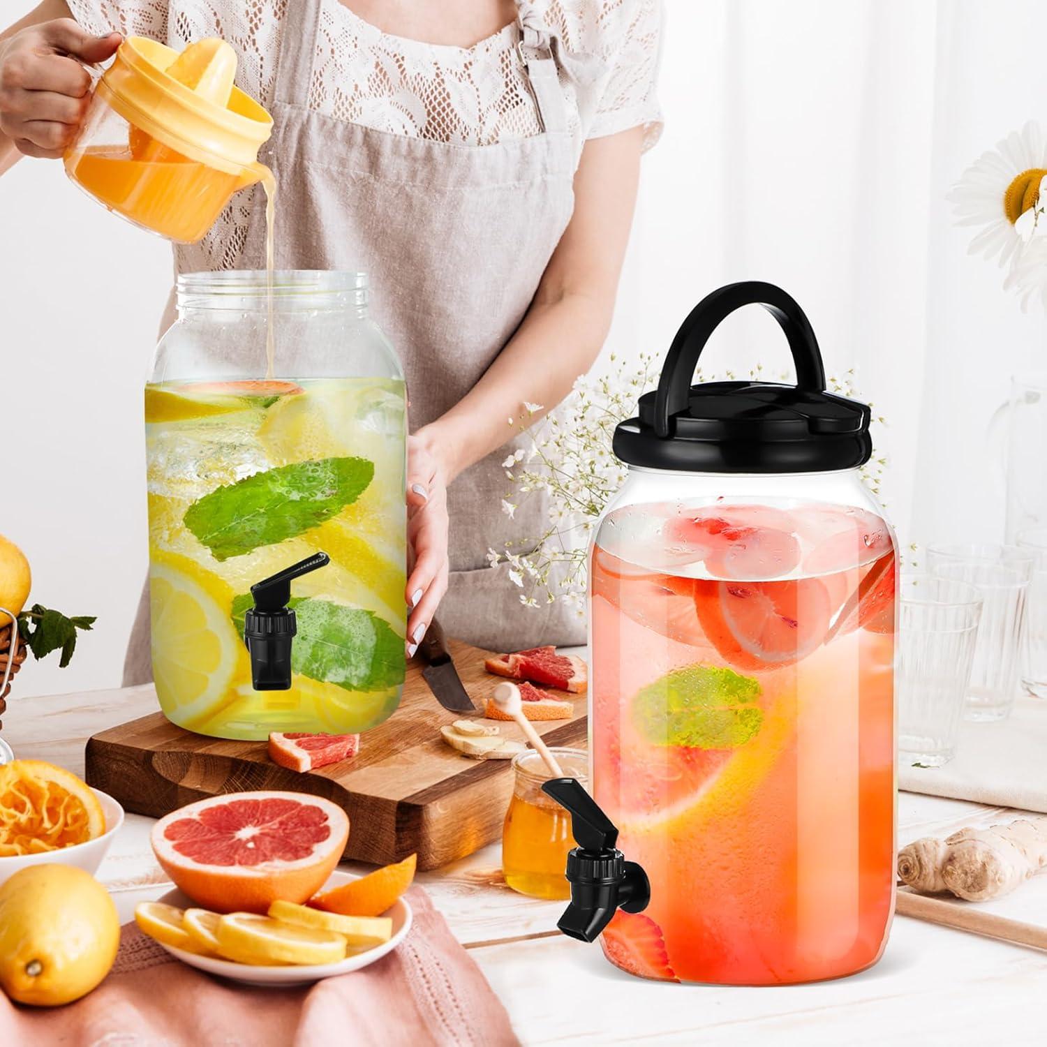 Dispensador de Bebidas Havawish 3.78L Plástico Negro Cilindro