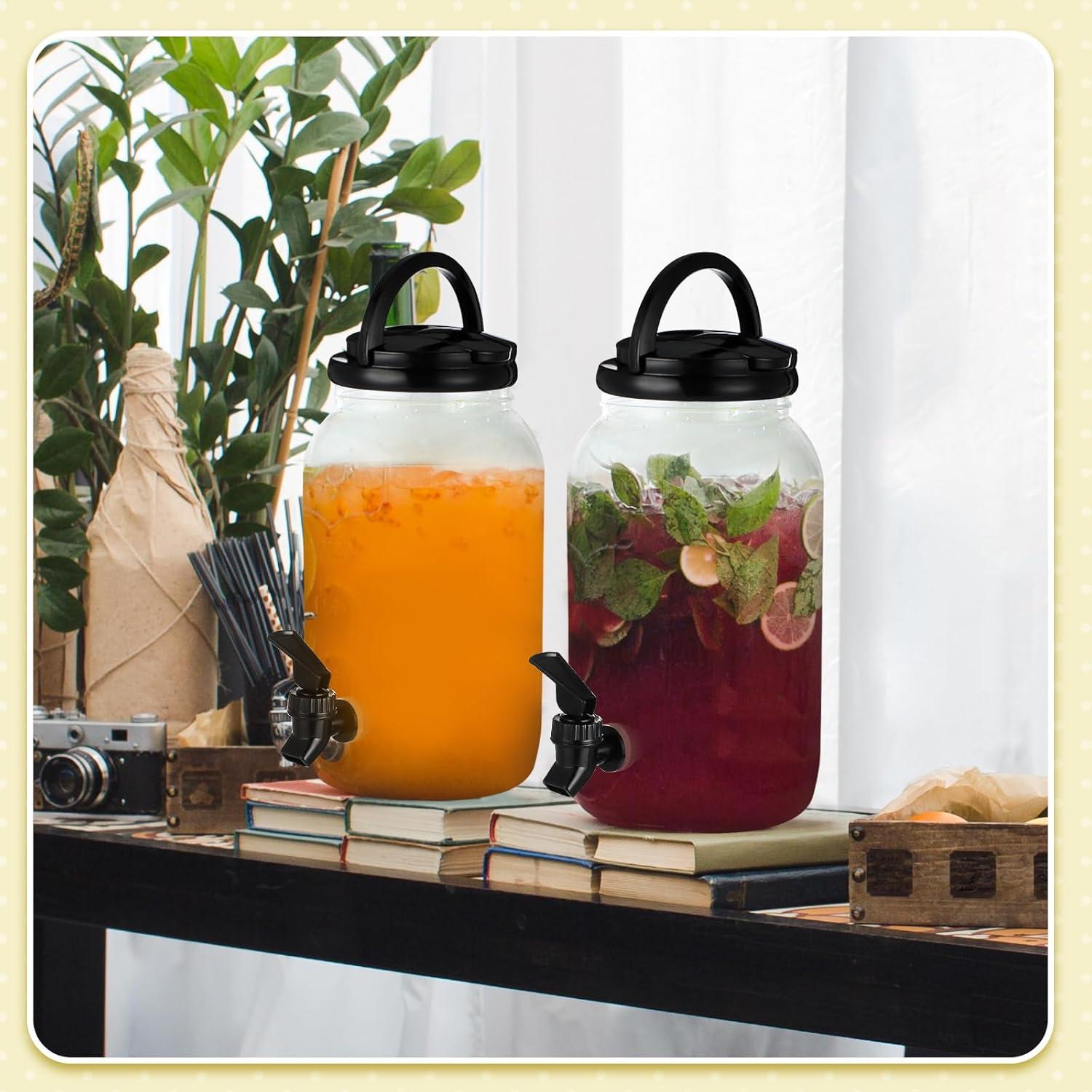 Dispensador de Bebidas Havawish 3.78L Plástico Negro Cilindro