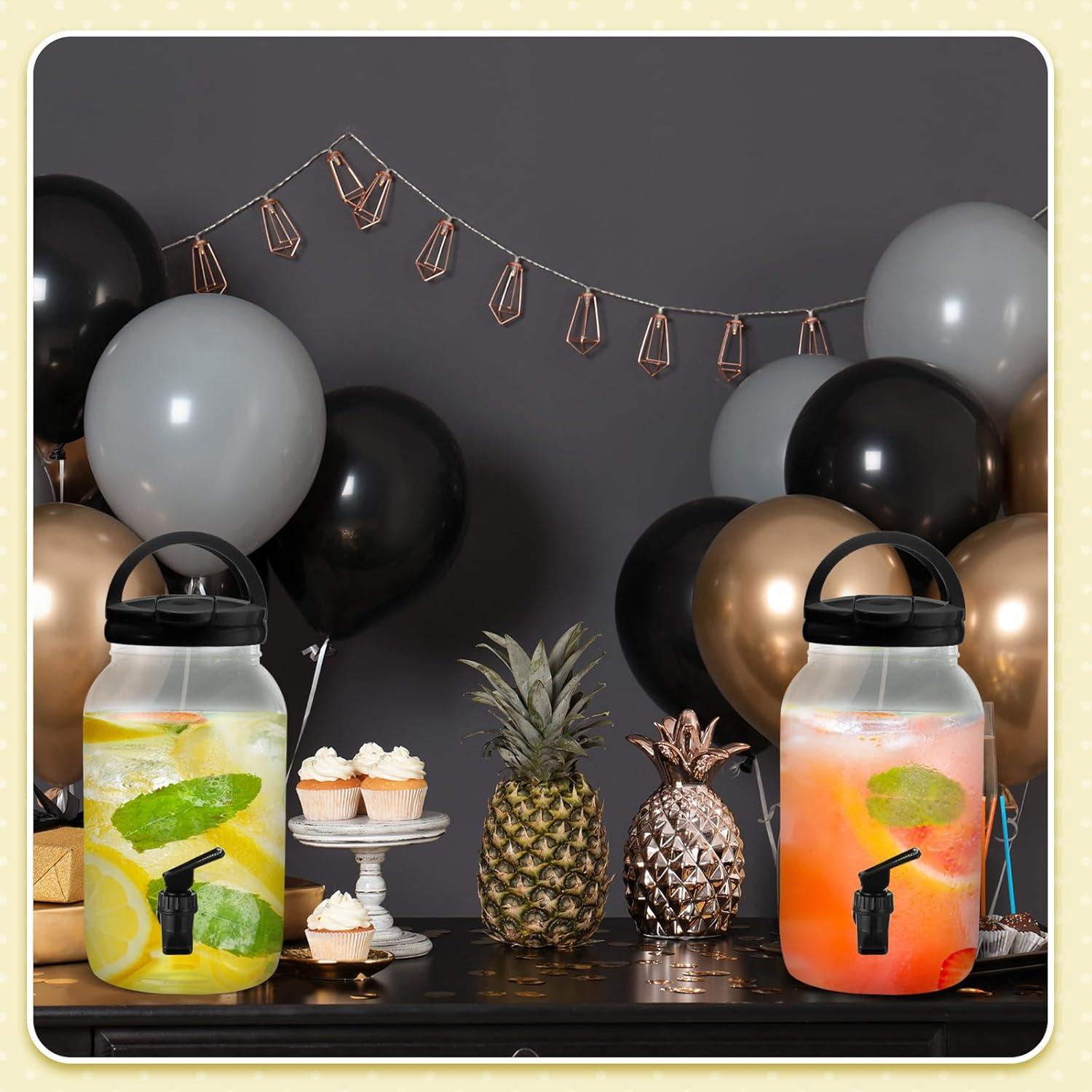 Dispensador de Bebidas Havawish 3.78L Plástico Negro Cilindro