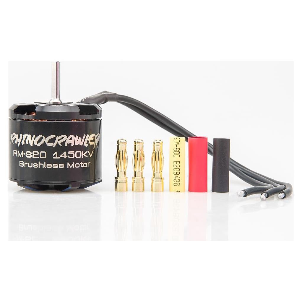 Motor sin escobillas RhinoCrawler RM-S20 1450KV para RC 1/8 1/10