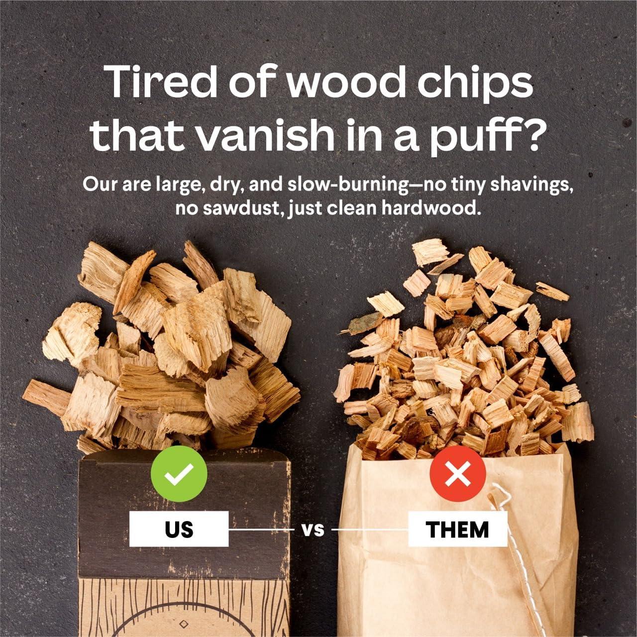 Paquete de Chips de Madera para Ahumador - 6 Sabores Naturales
