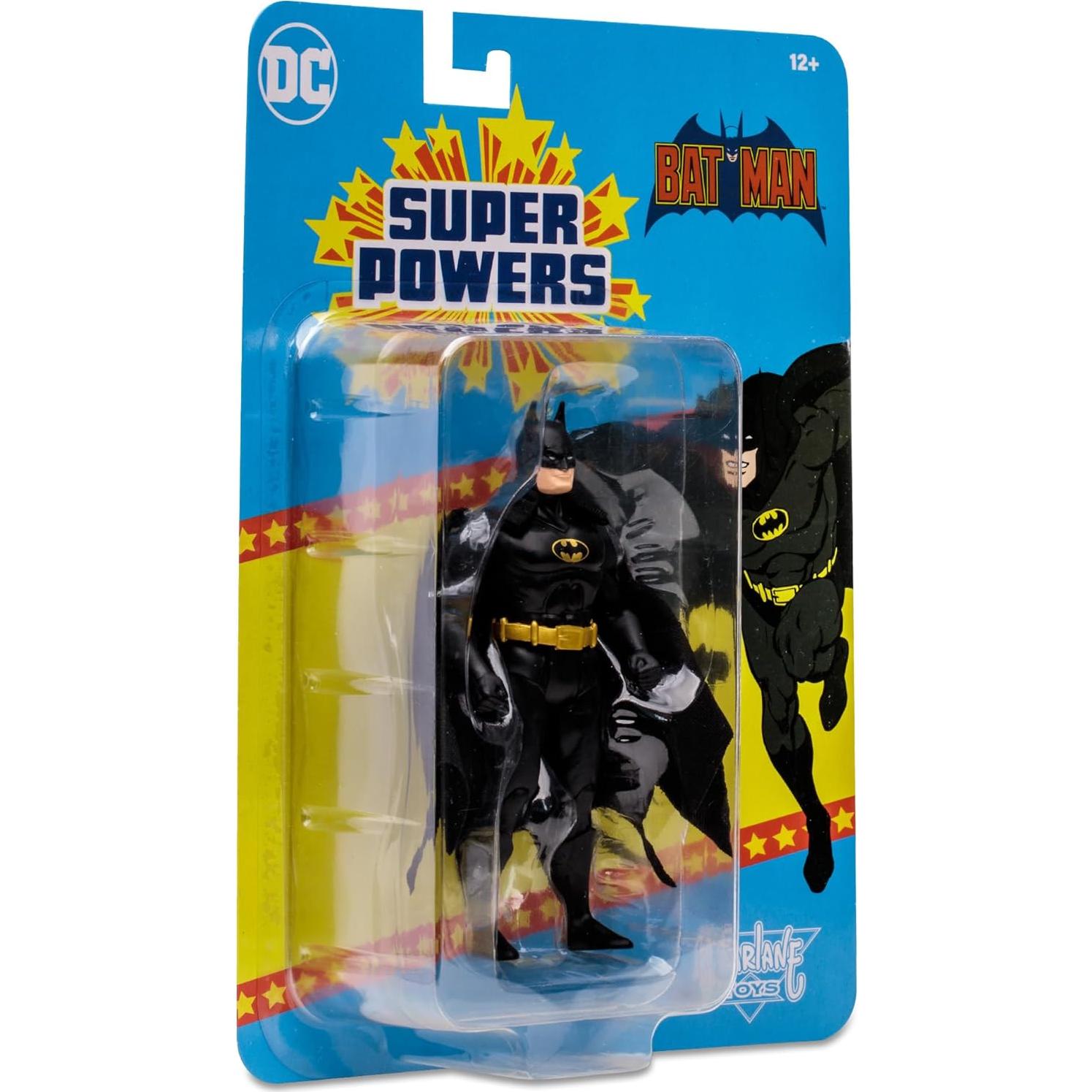 McFarlane Toys - DC Super Powers Batman (Black Suit) 4.5in Action Figure