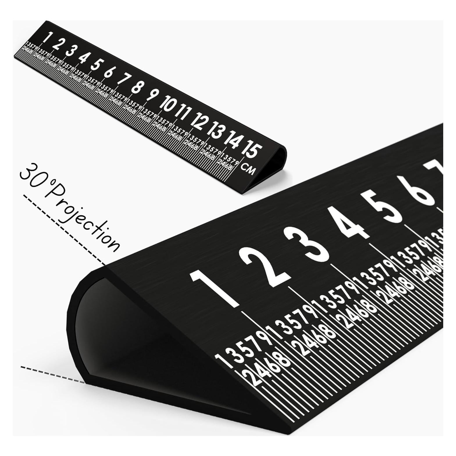 Regla de Precisión 15 cm Slope Sight 30° Metal Alta Calidad