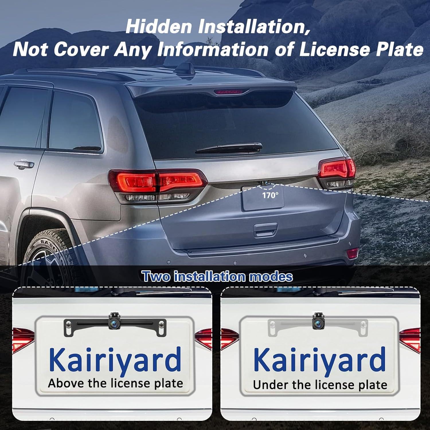 Cámara de Respaldo Kairiyard Universal 170° Impermeable