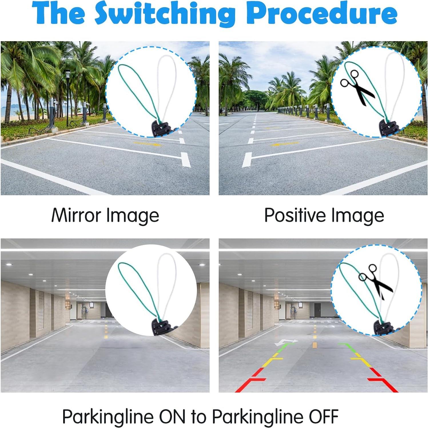 Cámara de Respaldo Kairiyard Universal 170° Impermeable