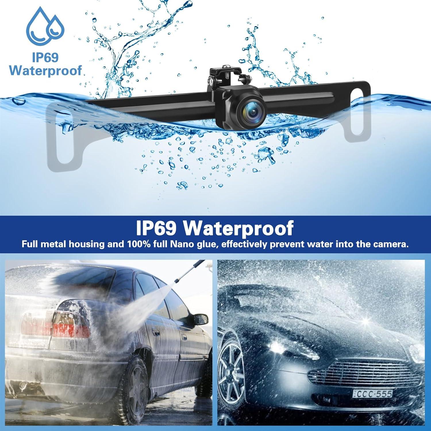 Cámara de Respaldo Kairiyard Universal 170° Impermeable