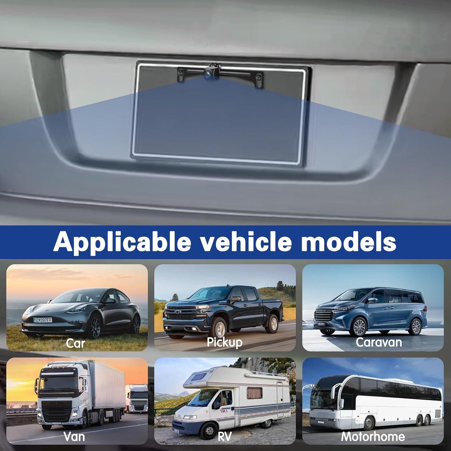 Cámara de Respaldo Kairiyard Universal 170° Impermeable