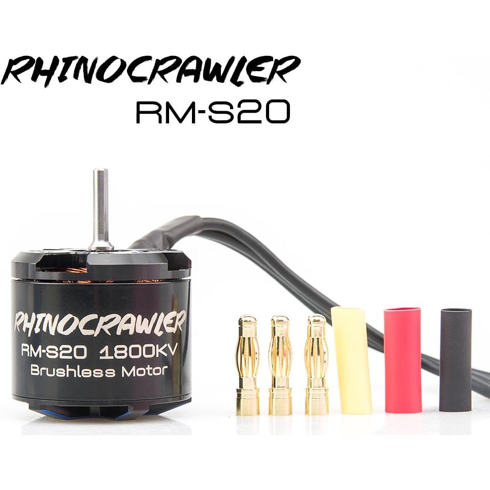 Motor sin escobillas RhinoCrawler RM-S20 1800KV para RC 1/8 1/10