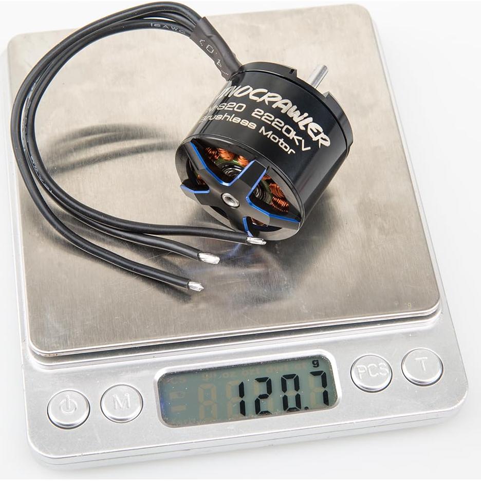 Motor sin escobillas RhinoCrawler RM-S20 1800KV para RC 1/8 1/10