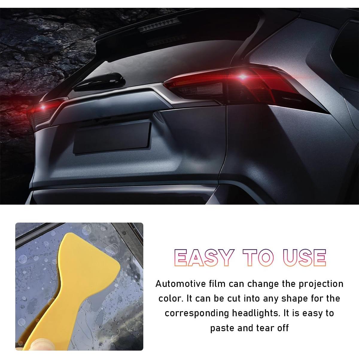 Película Vinílica para Faros de Automóvil Sylvil 30.48x121.92cm Negro