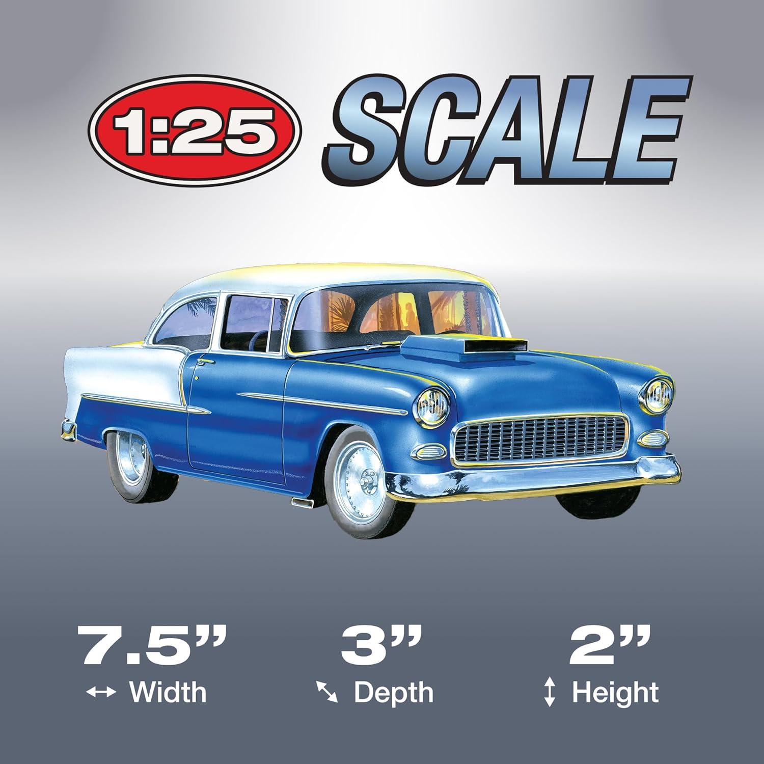 Kit de Modelo AMT 1955 Chevy Bel Air Sedan 1:25