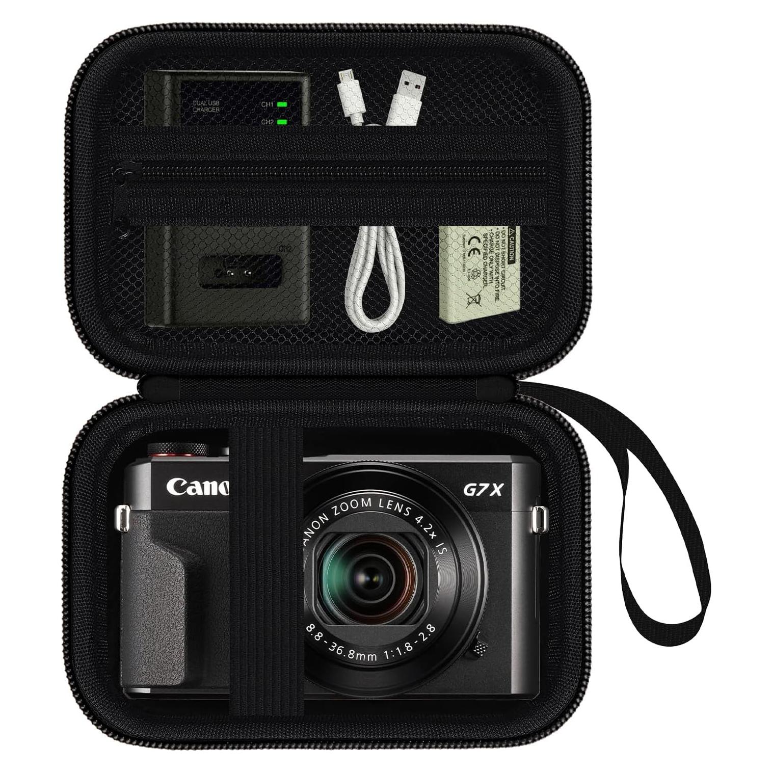 Funda Dura para Cámara Digital Canon PowerShot G7 X - Negro