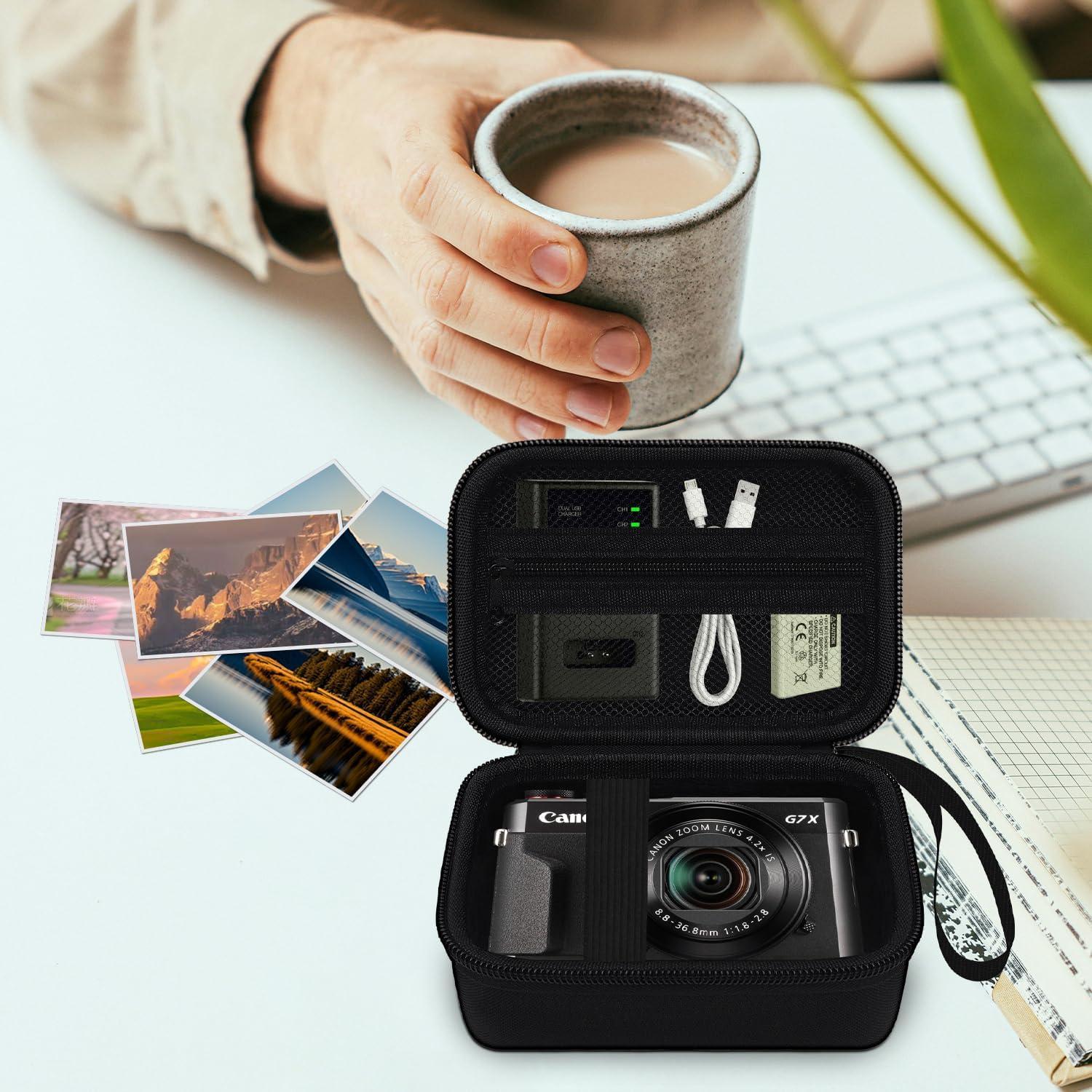 Funda Dura para Cámara Digital Canon PowerShot G7 X - Negro