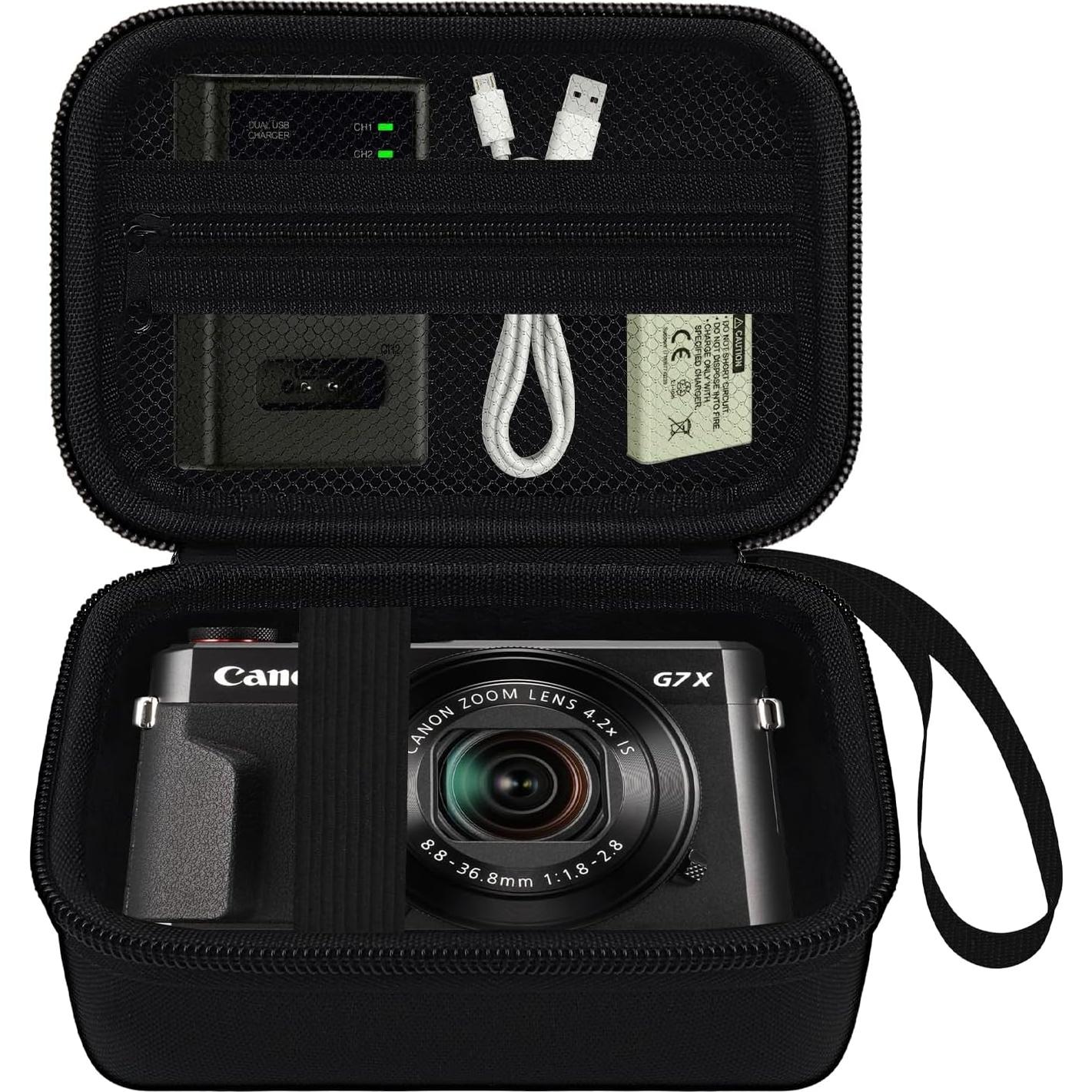 Funda Dura para Cámara Digital Canon PowerShot G7 X - Negro