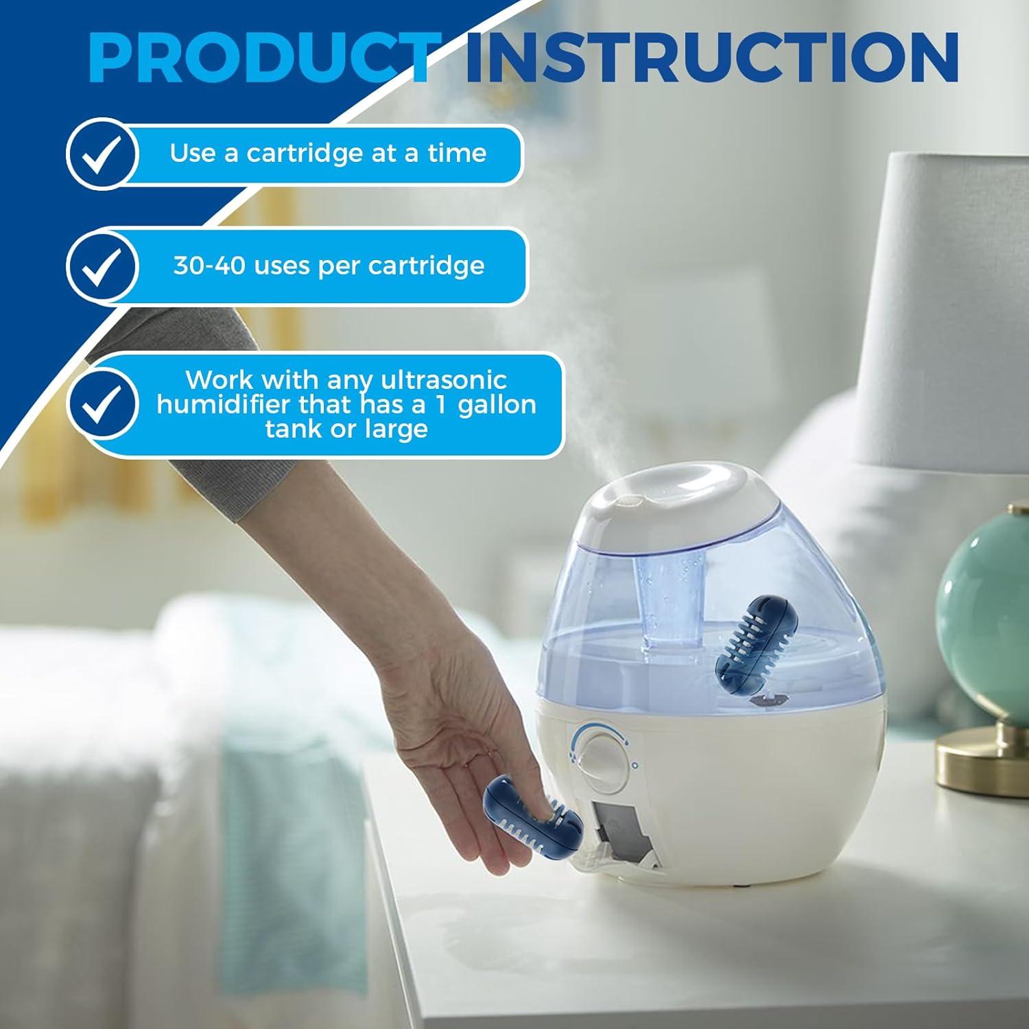 Paquete de 10 cartuchos desmineralizadores HoMedics 49.87g