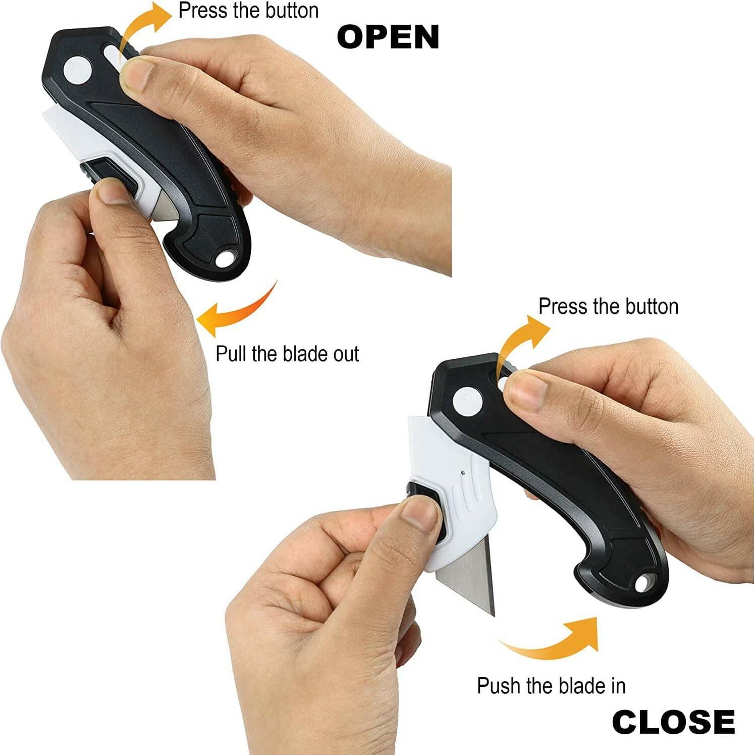 Cortador de Caja Utilitario Plegable VIP Home Essentials 6 Gris